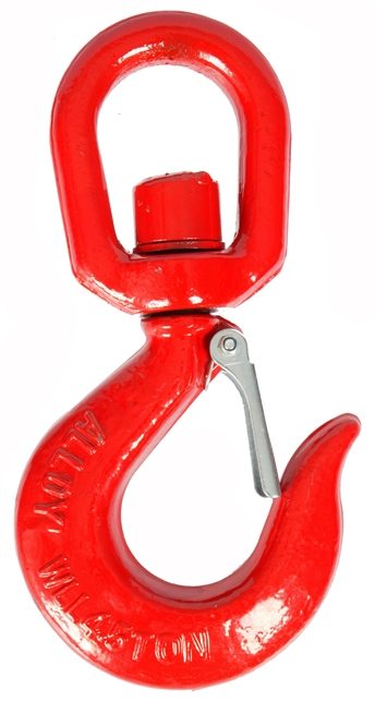1 tonne Swivel Hook with Safety Catch - Premier Lifting and Safety Ltd